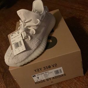 Yeezy boost 350 V2 US size 7 in color bone. Never worn. New with tags attached